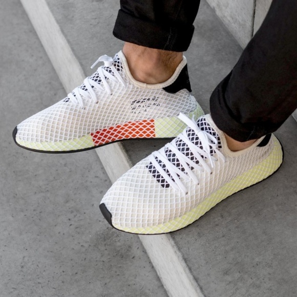 adidas deerupt runner chalk white